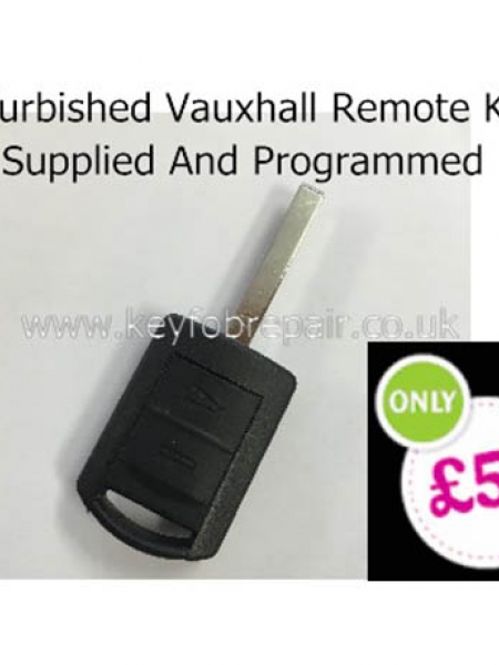Refurbished Vauxhall Remote Key Programmed To Your Car